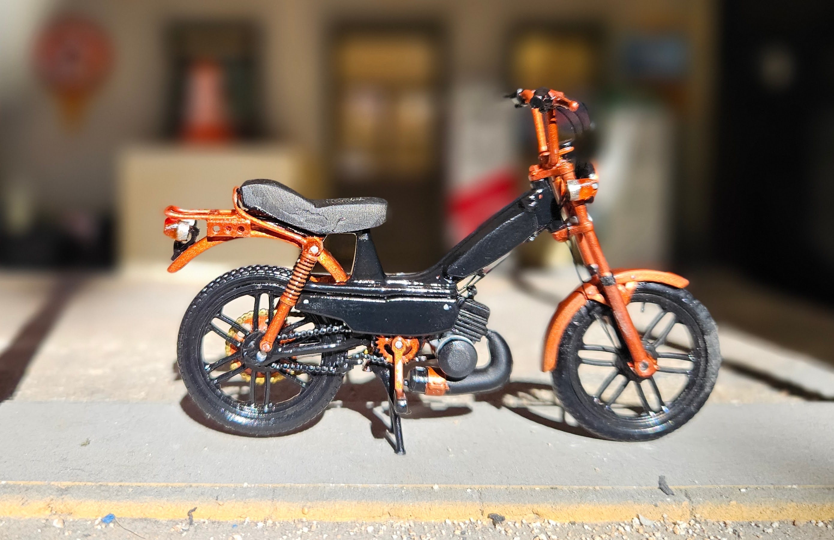 Mbk 51 Copper Black Noir Et Cuivre Entierement Origine 1/18