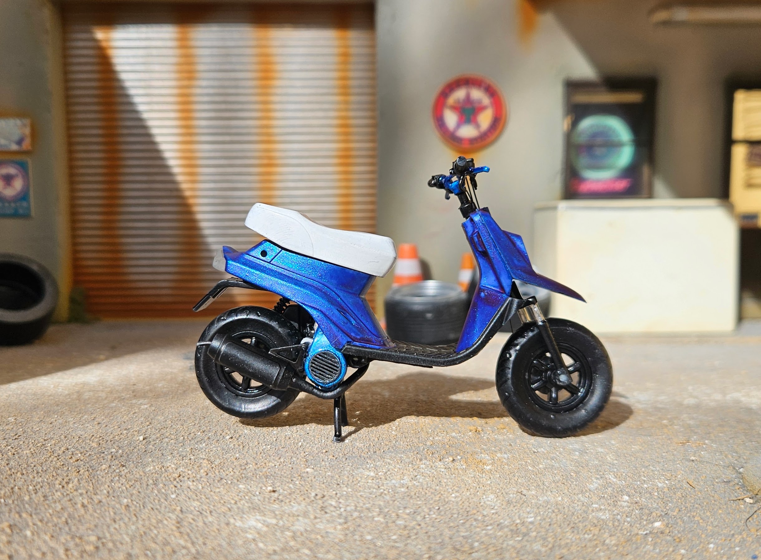 Mbk Booster  Bleu  1/18