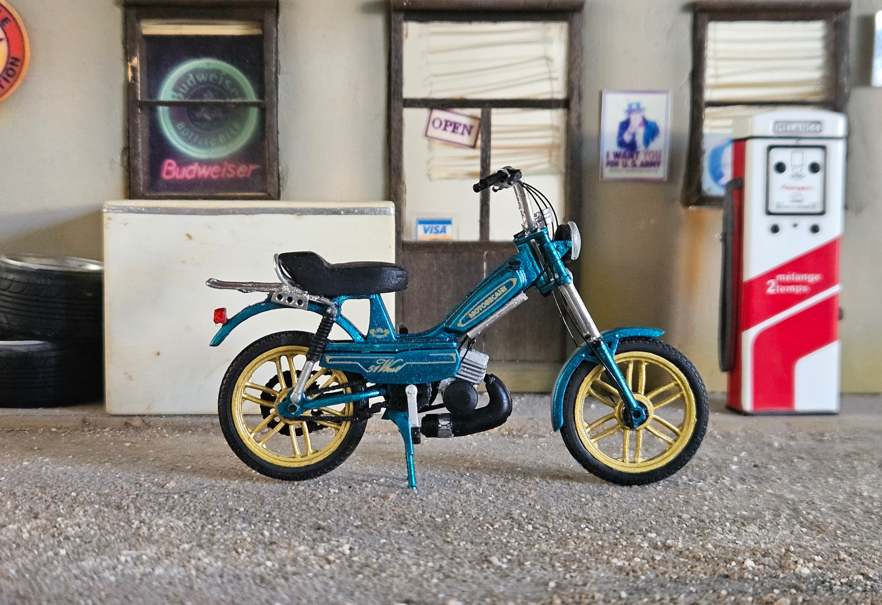 Mbk 51 West Verte Origine 1/18