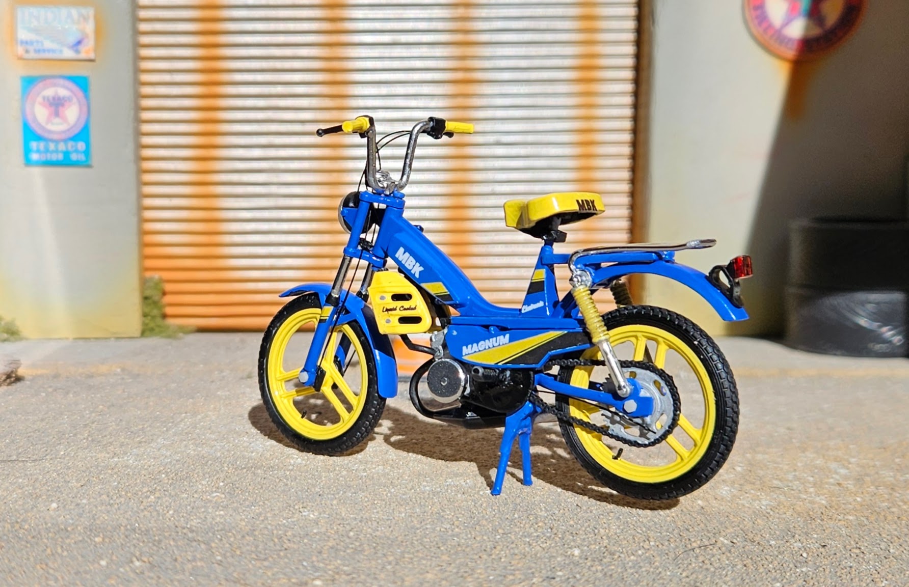 Mbk 51 Magnum Bleu Toute D Origine 1/18