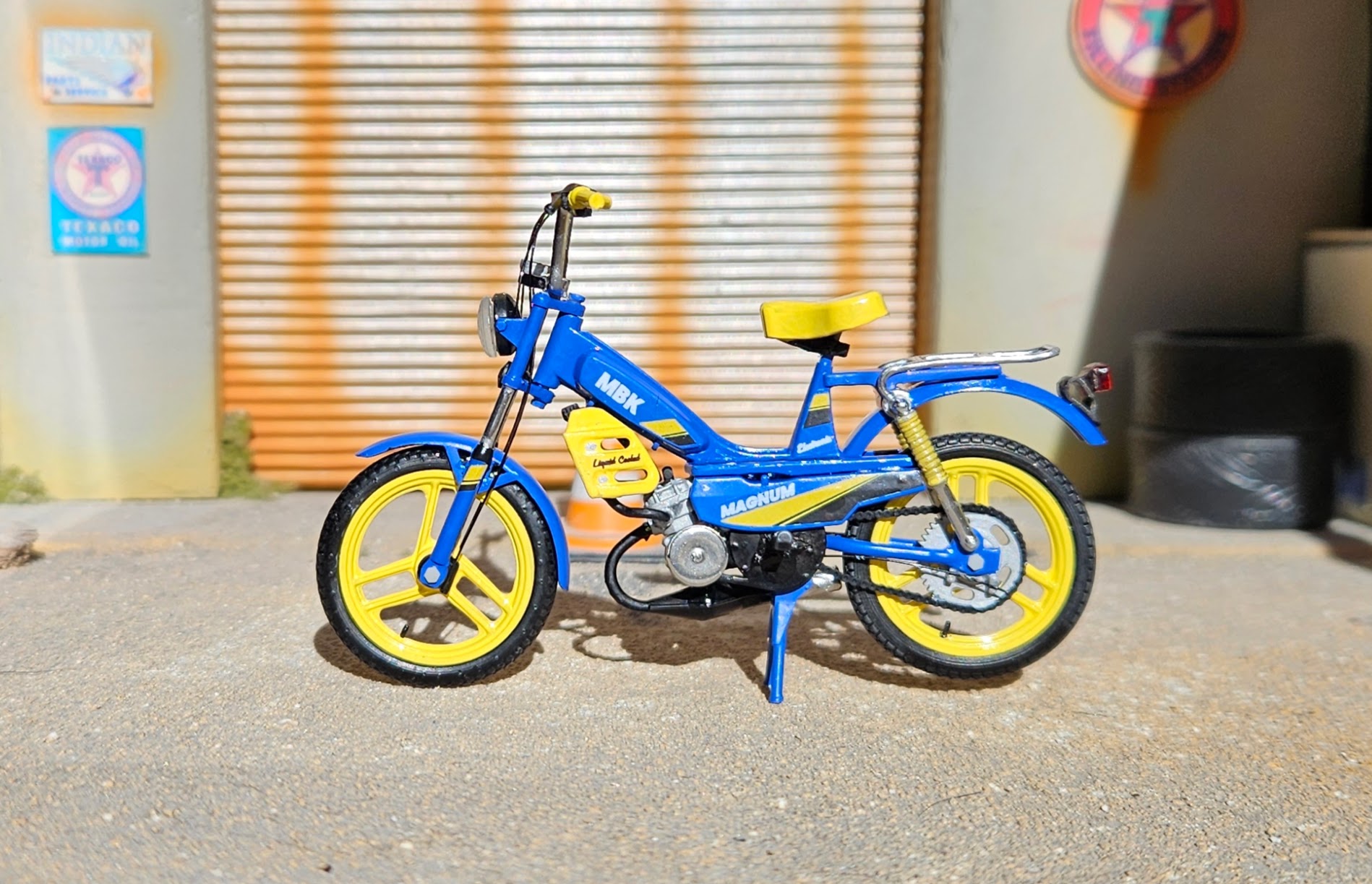 Mbk 51 Magnum Bleu Toute D Origine 1/18