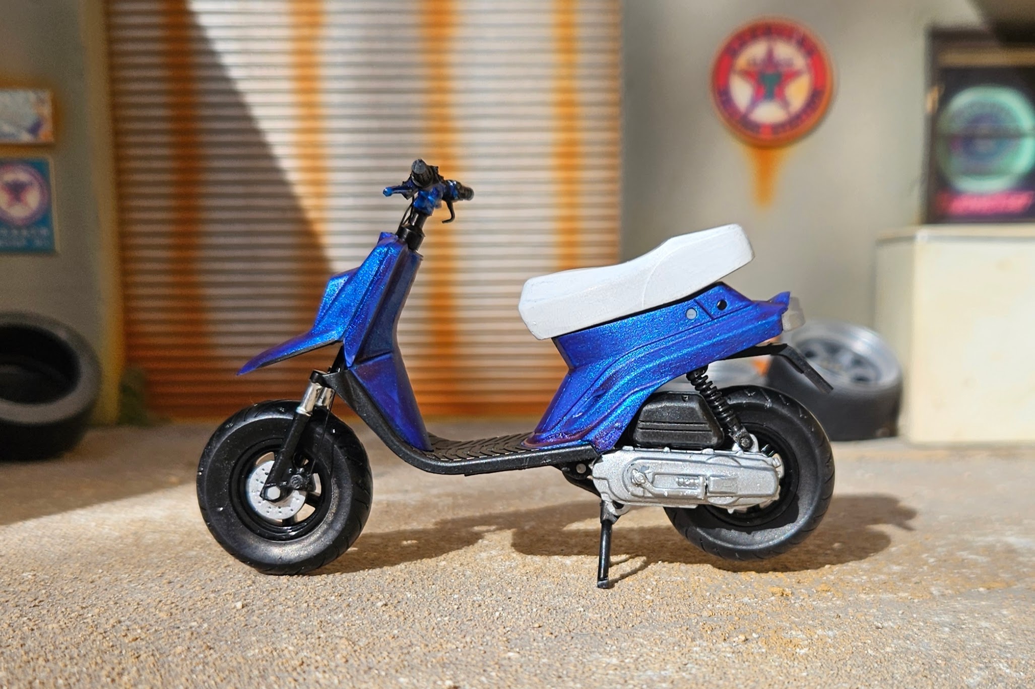 Mbk Booster  Bleu  1/18