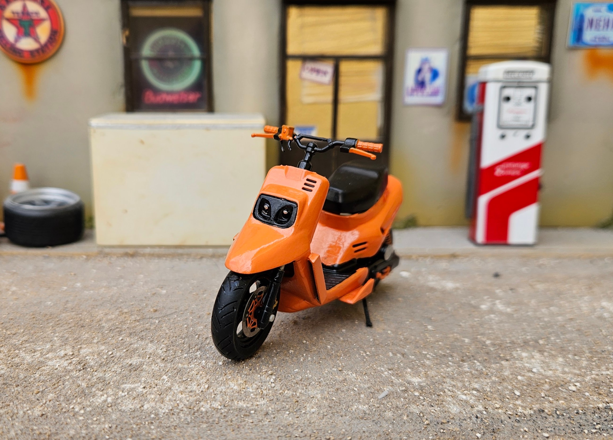 Mbk Booster  Orange Kit Bcd 1/18