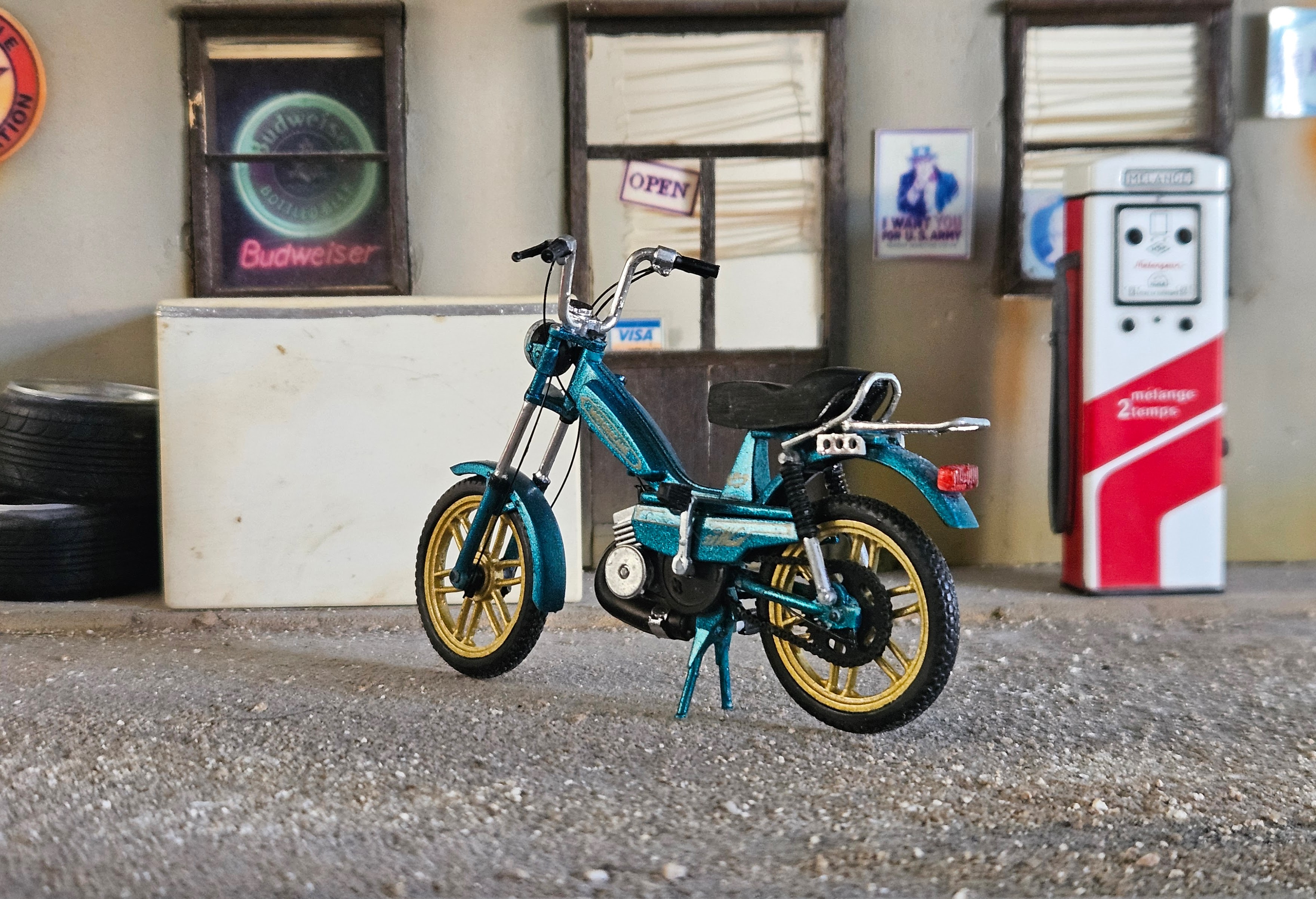 Mbk 51 West Verte Origine 1/18