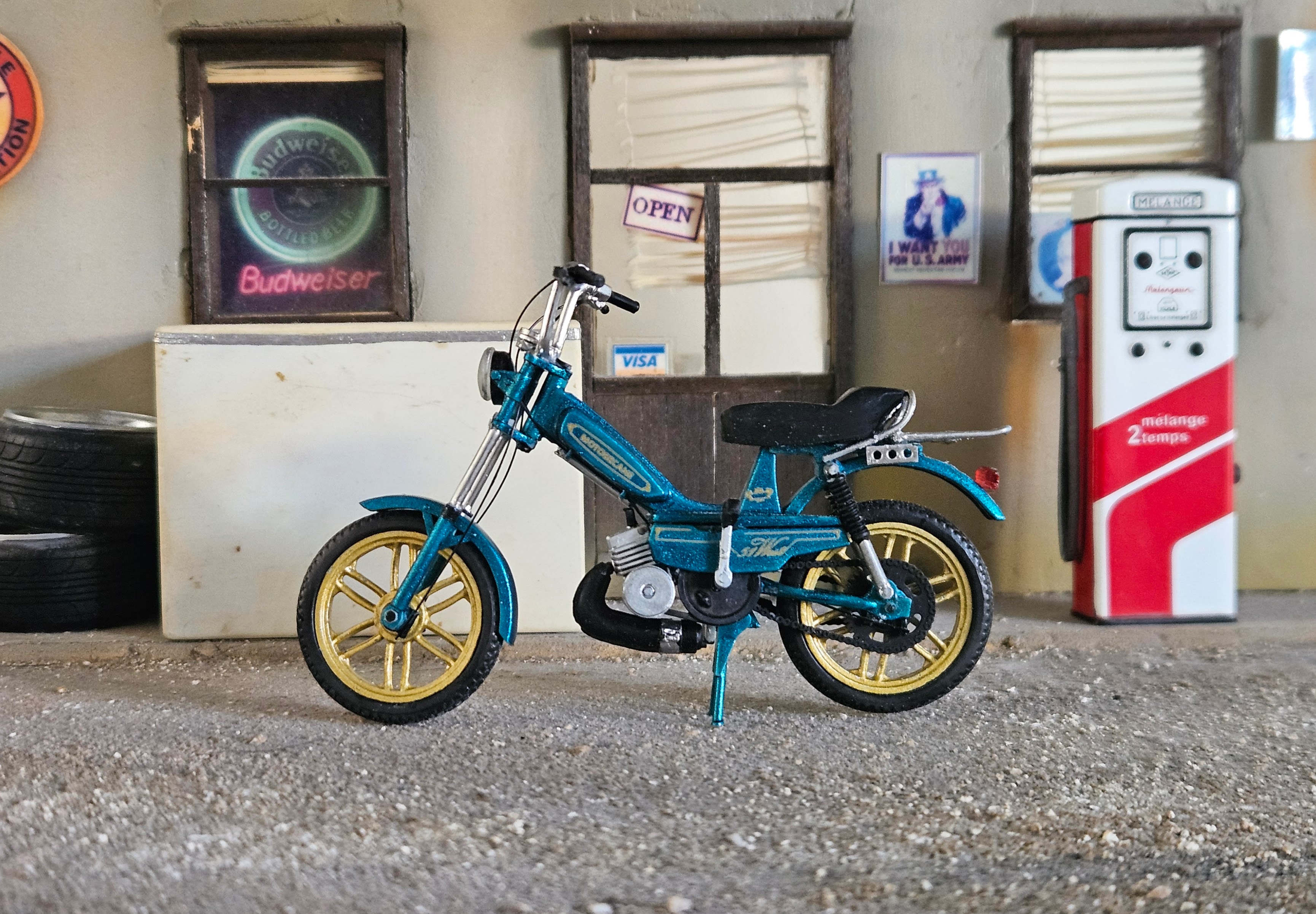 Mbk 51 West Verte Origine 1/18