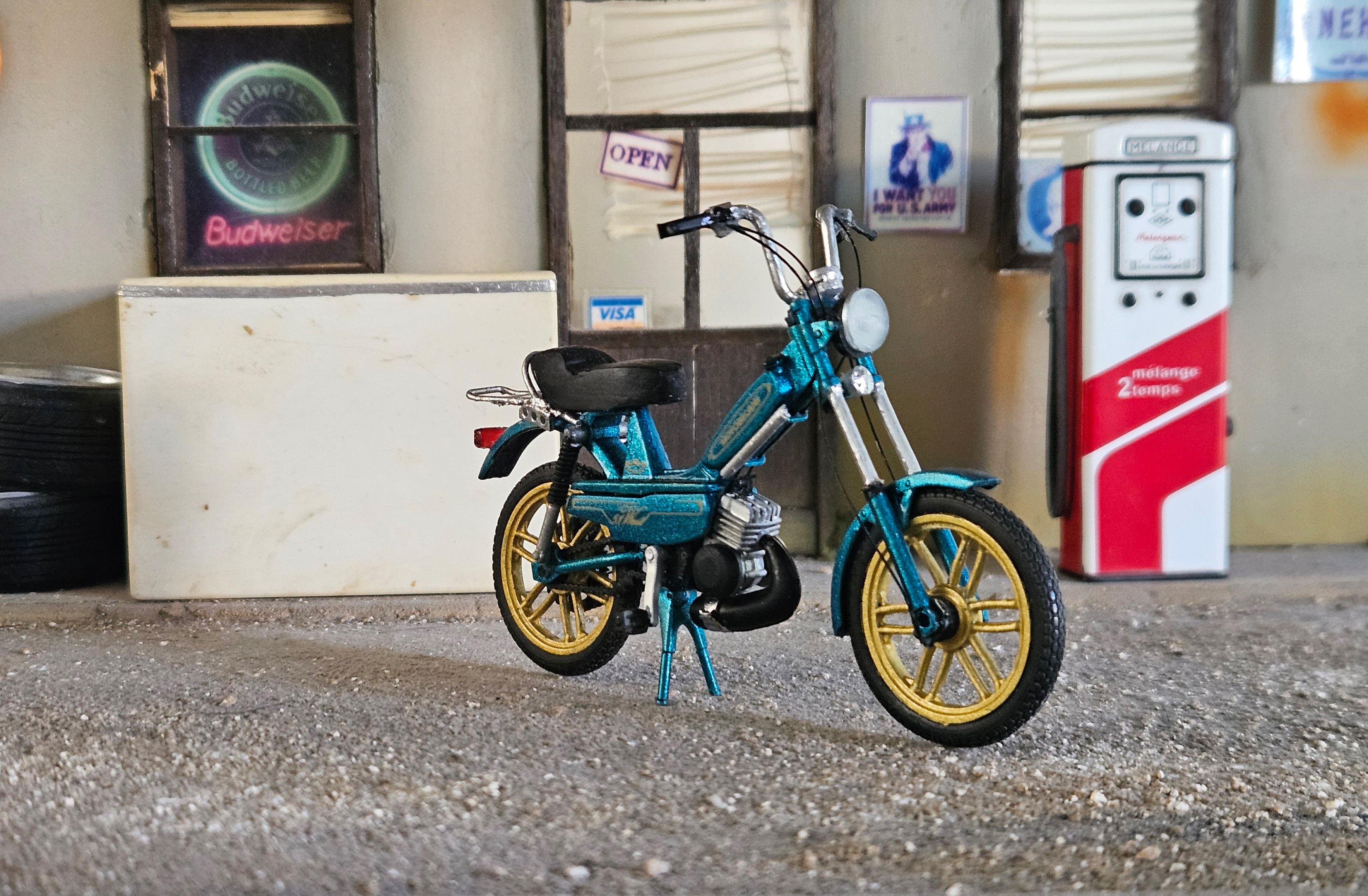 Mbk 51 West Verte Origine 1/18