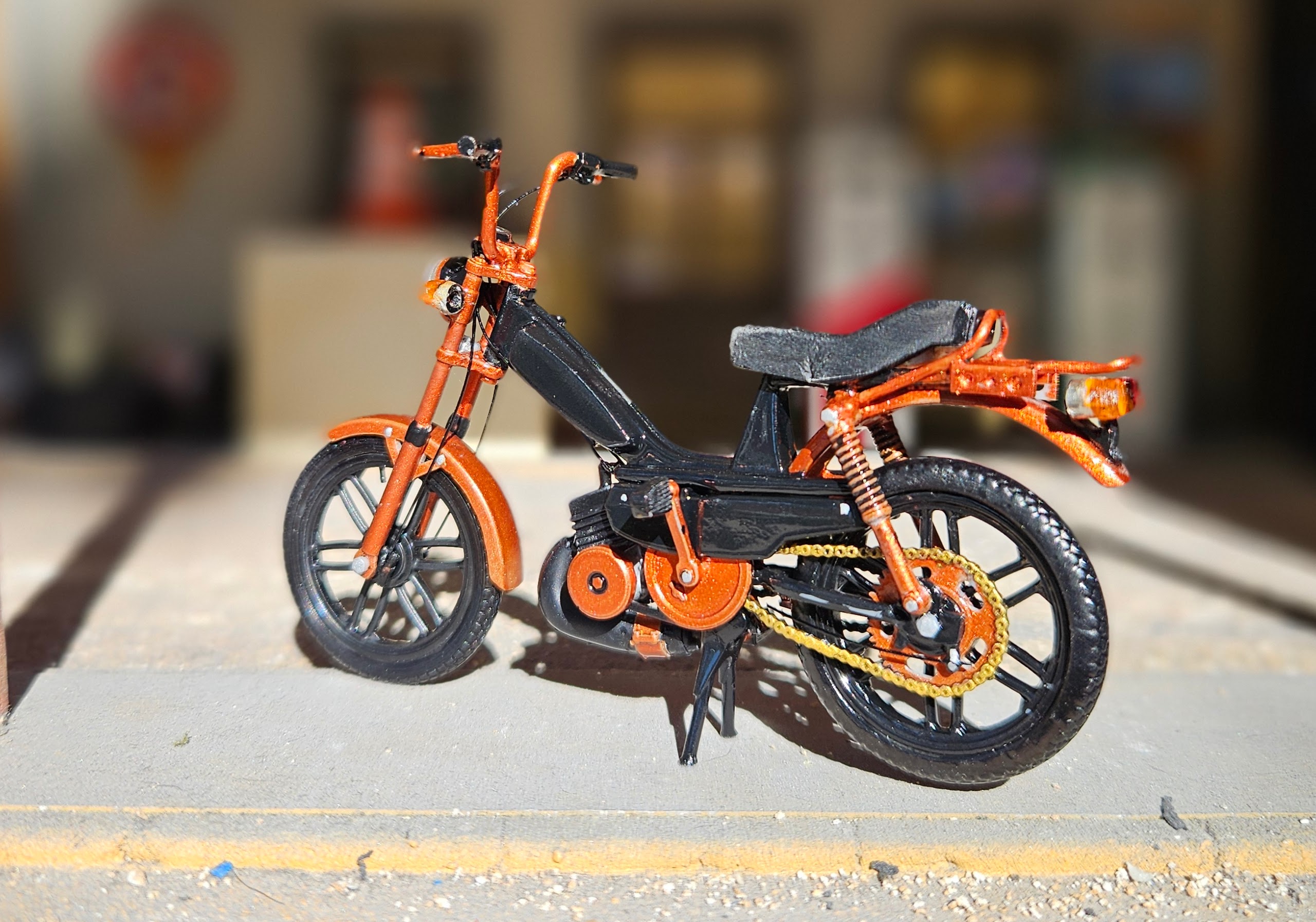 Mbk 51 Copper Black Noir Et Cuivre Entierement Origine 1/18