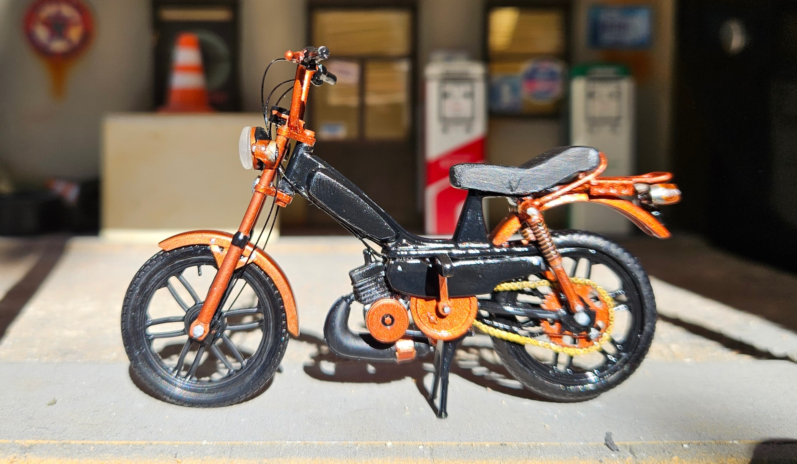 Mbk 51 Copper Black Noir Et Cuivre Entierement Origine 1/18